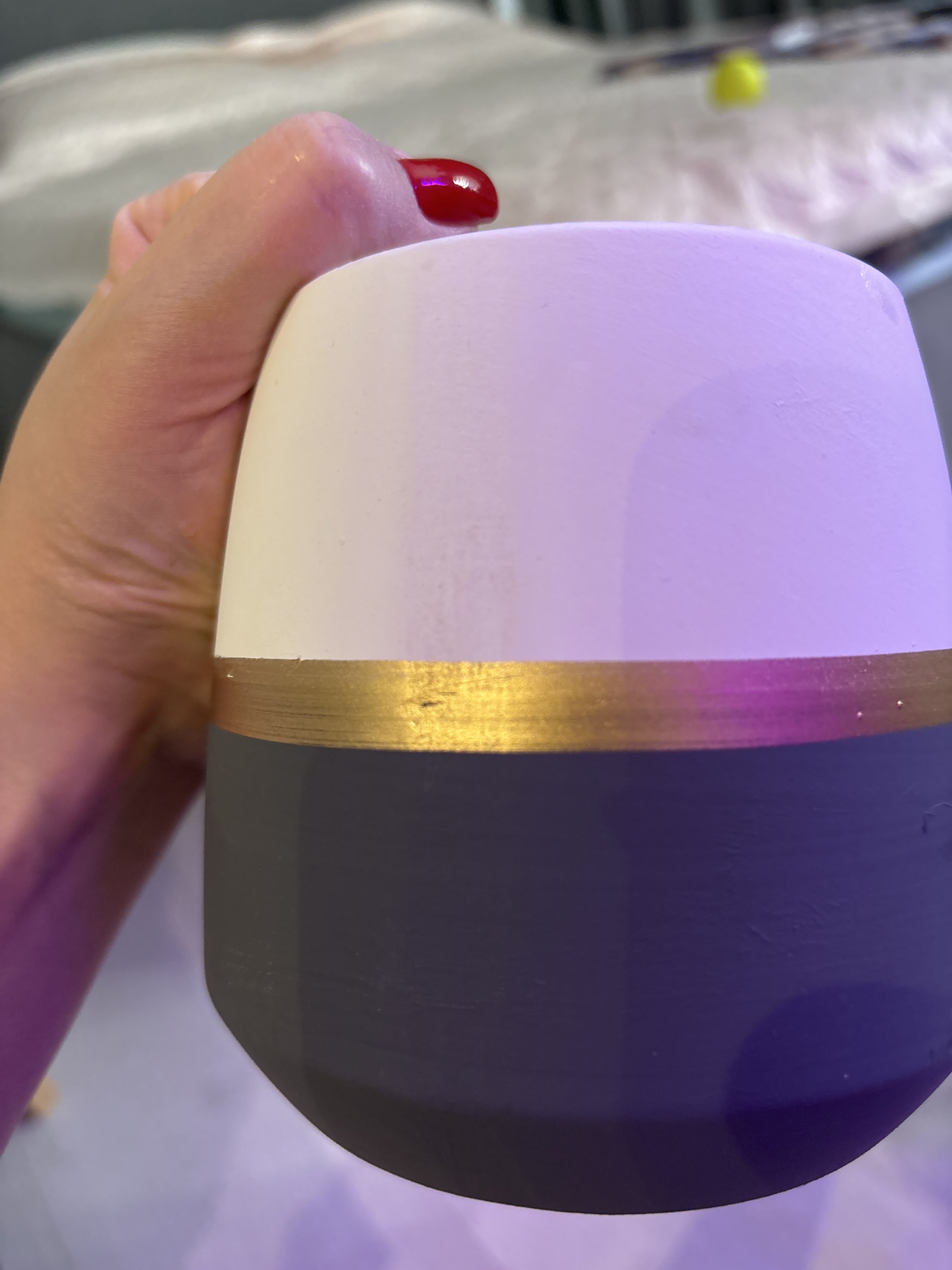 Фотография покупателя товара Кашпо для цветов «Ноа бочонок», 700 мл, d=11.5 см, h=11.5 см, МИКС - Фото 2