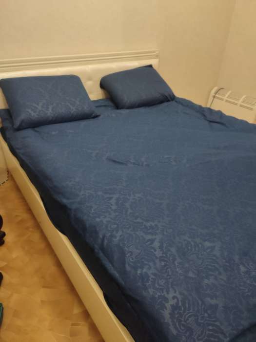 Фотография покупателя товара Кровать двуспальная «Азалия 14 М», 140×200 см, ортопедическое основание, цвет бодега белый - Фото 1