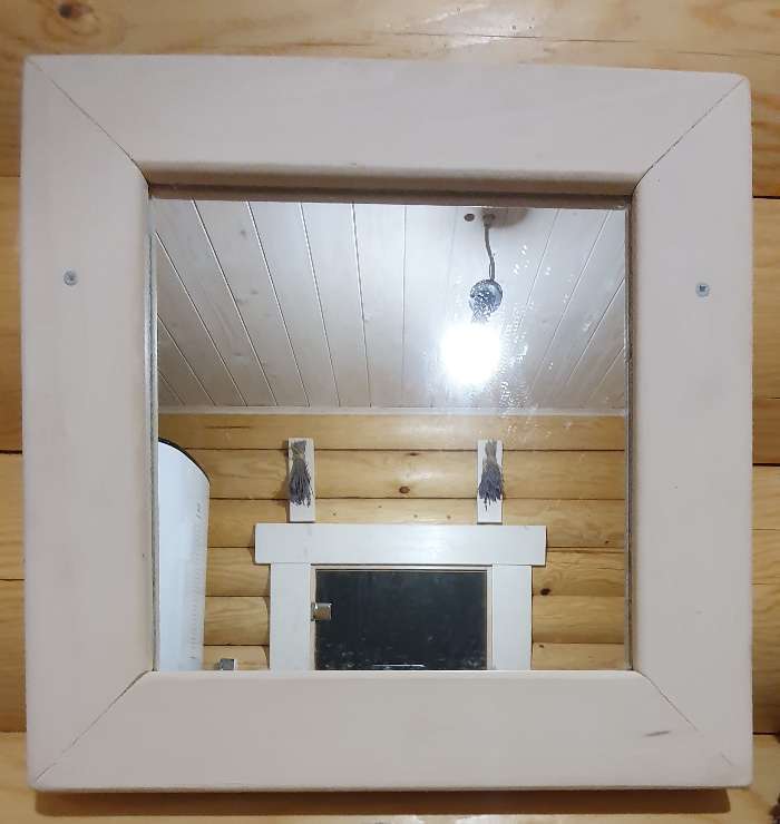 Фотография покупателя товара Зеркало"Май" 42х42 см, "Добропаровъ" отражающая поверхность 28х28 см - Фото 1