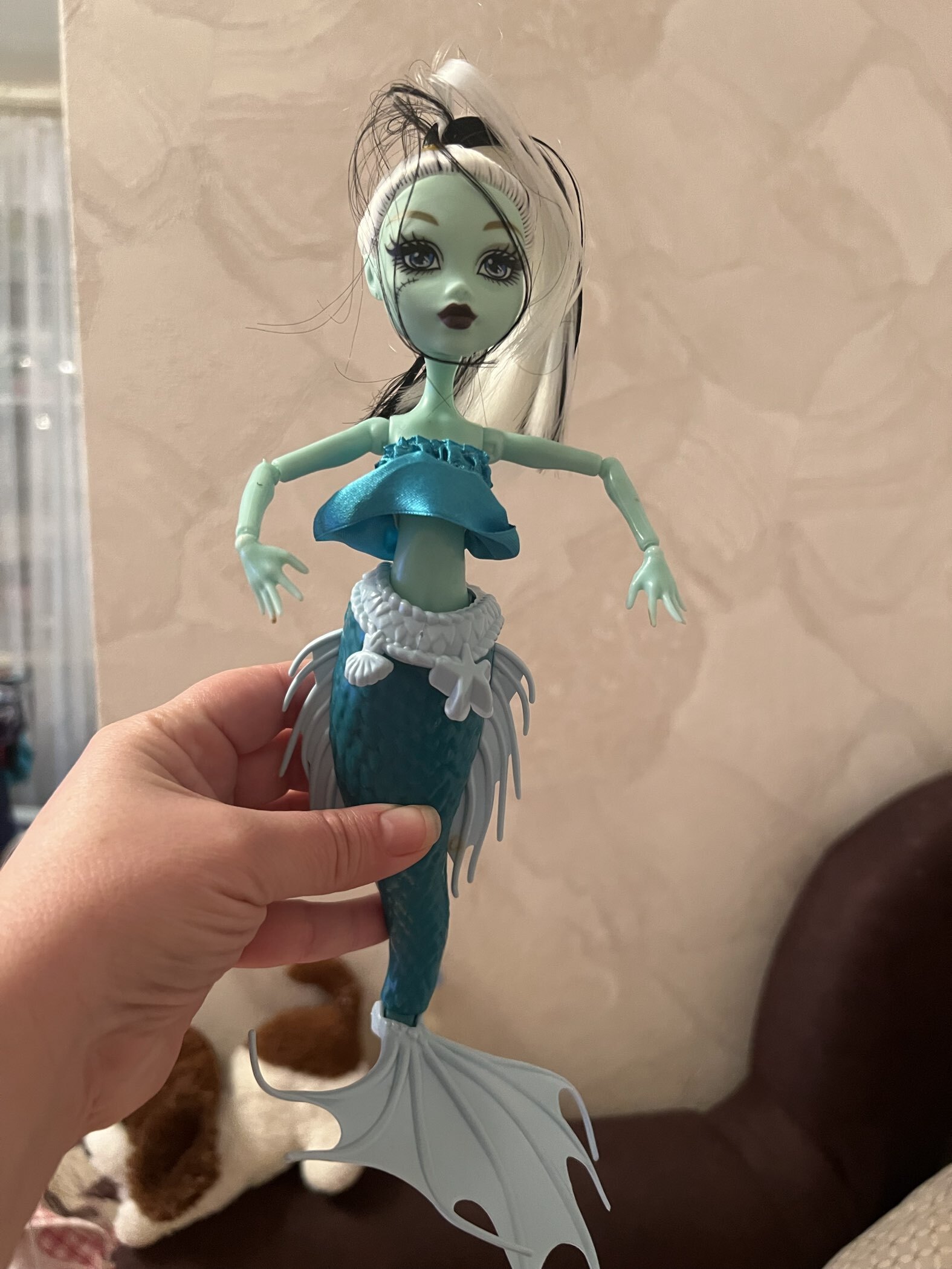 Фотография покупателя товара Кукла сказочная «Русалка» с аксессуаром, МИКС - Фото 2