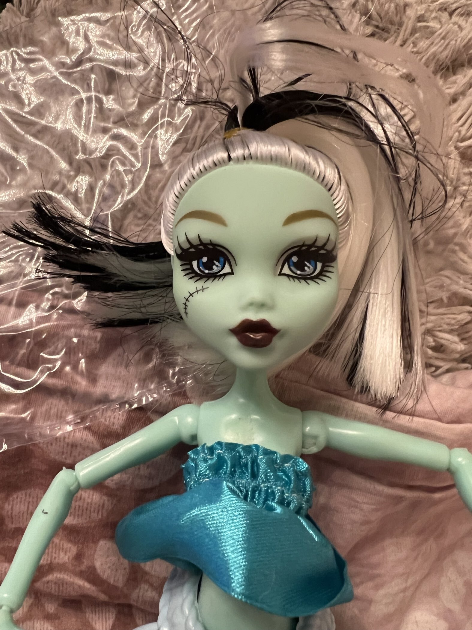 Фотография покупателя товара Кукла сказочная «Русалка» с аксессуаром, МИКС - Фото 1