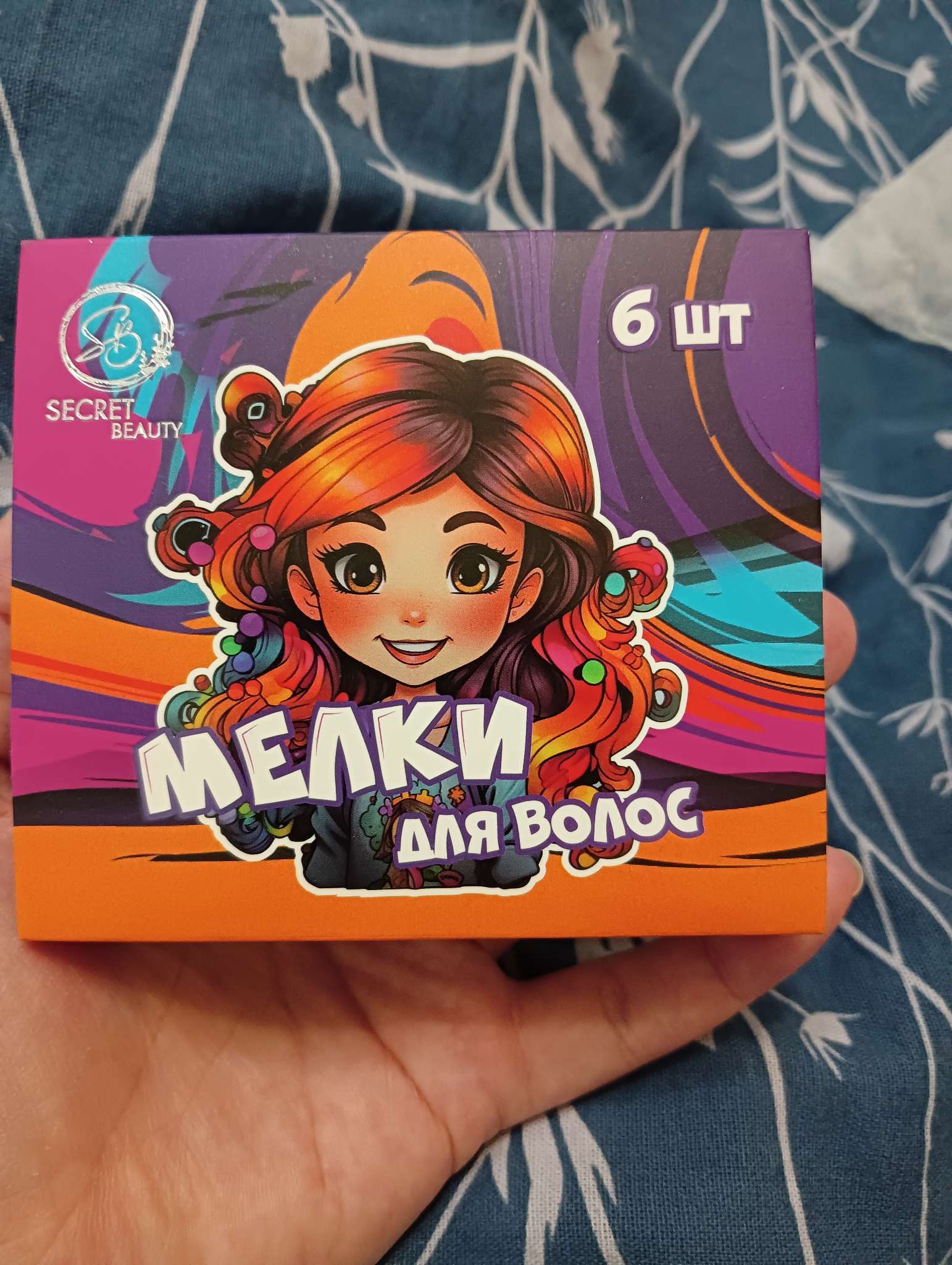 Фотография покупателя товара Мелки для волос, 6 шт. - Фото 1