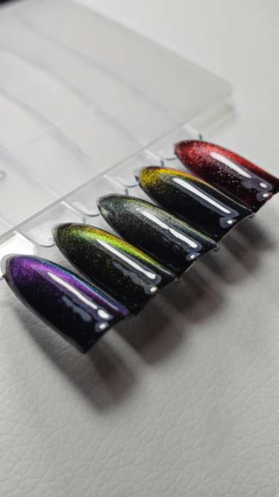 Фотография покупателя товара Гель-лак для ногтей, кошачий глаз, трехфазный, 8 мл, LED/UV, розовый (03) - Фото 10