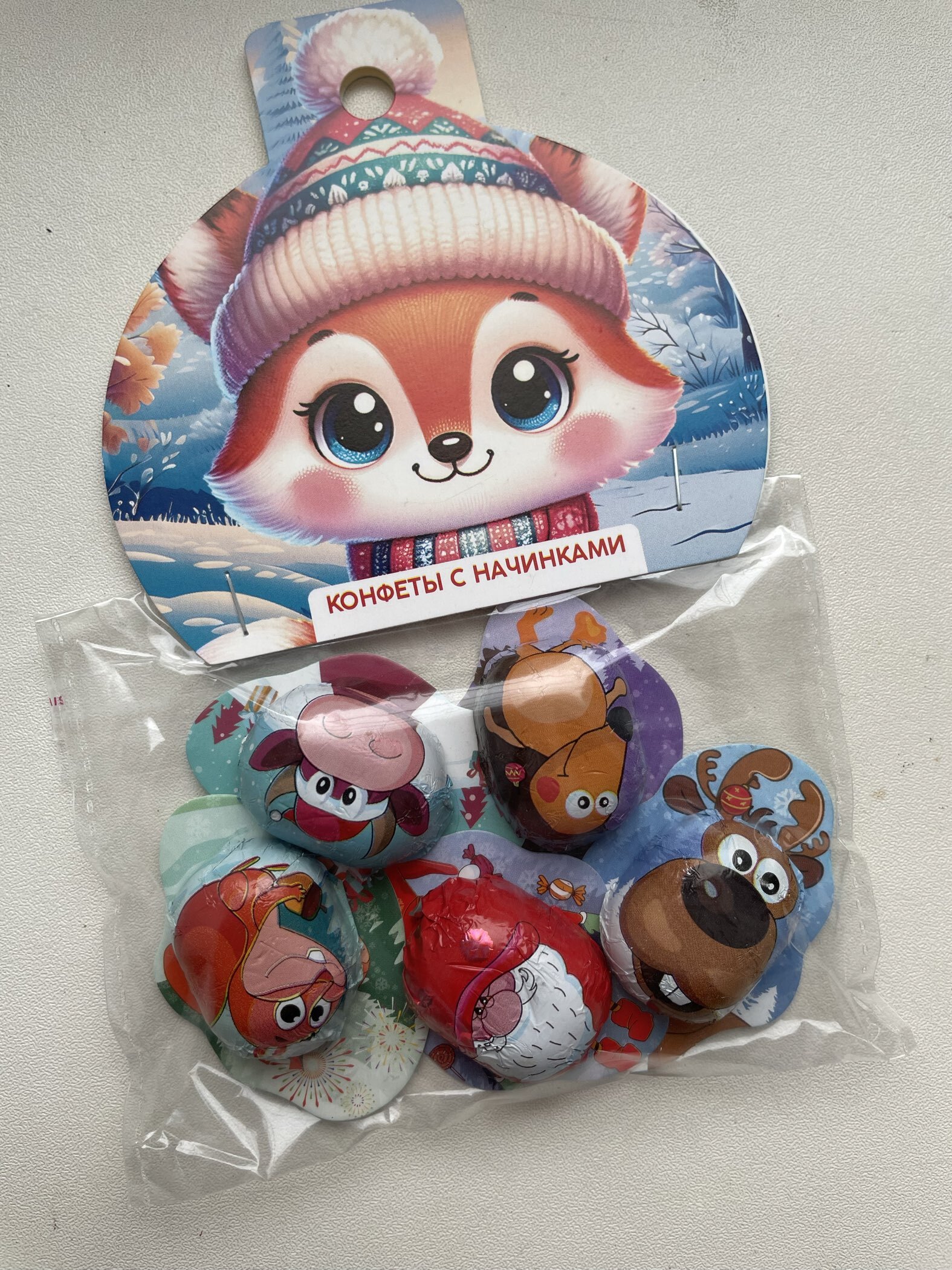 Фотография покупателя товара Конфеты шоколадные 5 шт. «Олень» - Фото 1