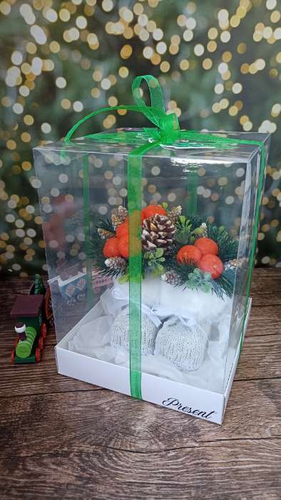 Фотография покупателя товара Коробка для кондитерских изделий Present, 15×15×20 см - Фото 4