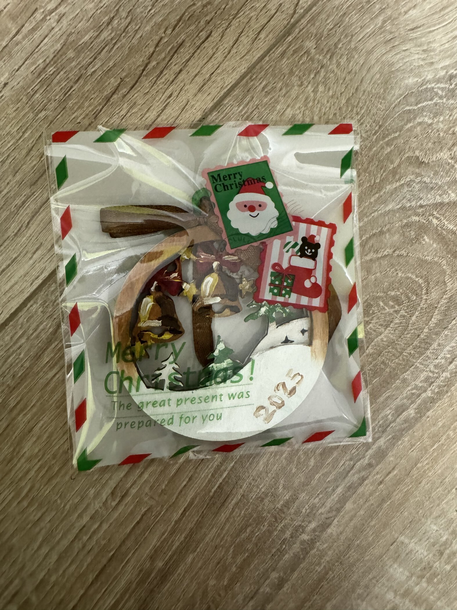 Фотография покупателя товара Пакет подарочный новогодний БОПП с липкой лентой, «Портрет», 10×11 см - Фото 3