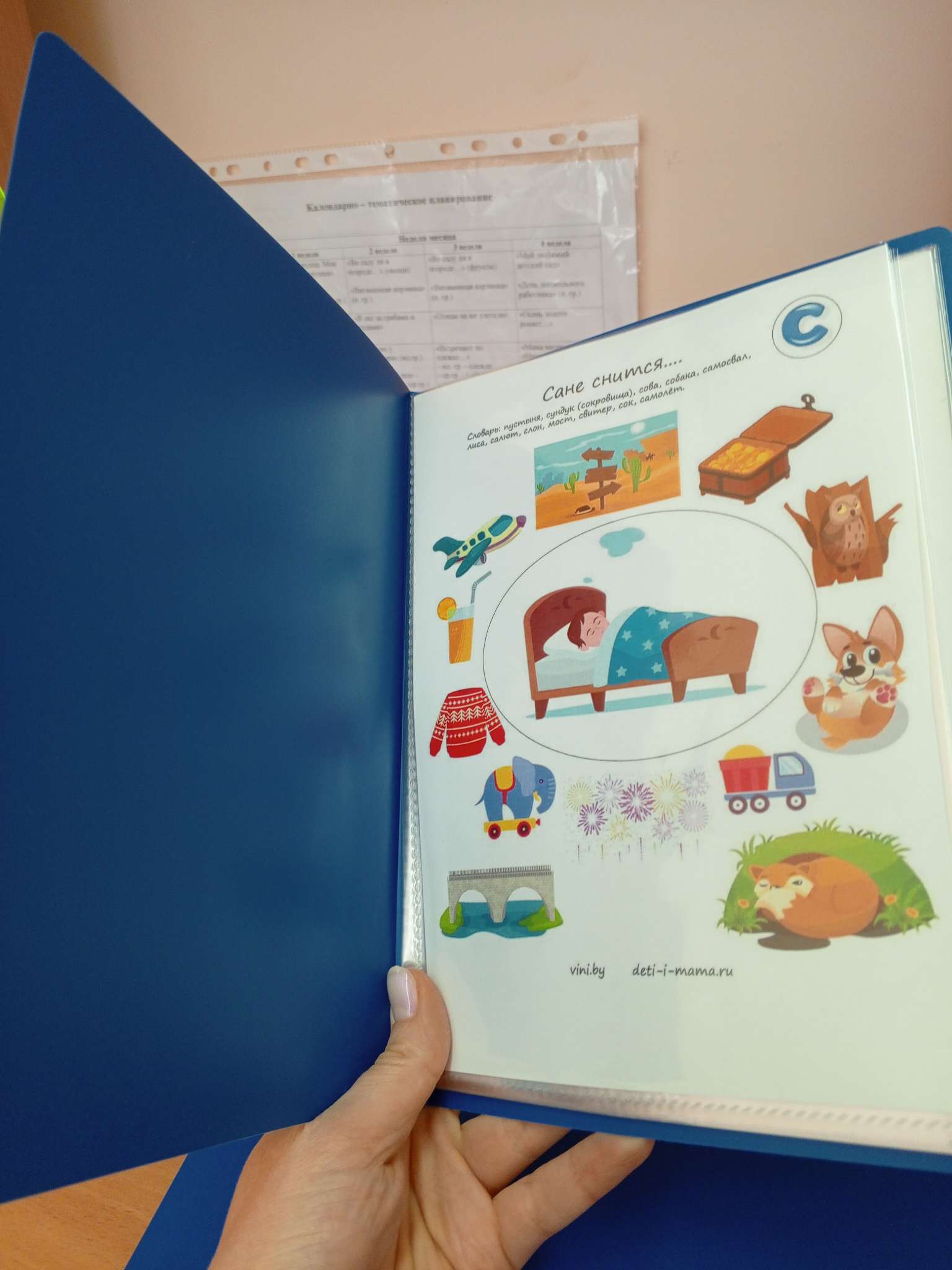 Фотография покупателя товара Набор папок А5, 20 вкладышей, Calligrata, синяя, 3 штуки - Фото 2