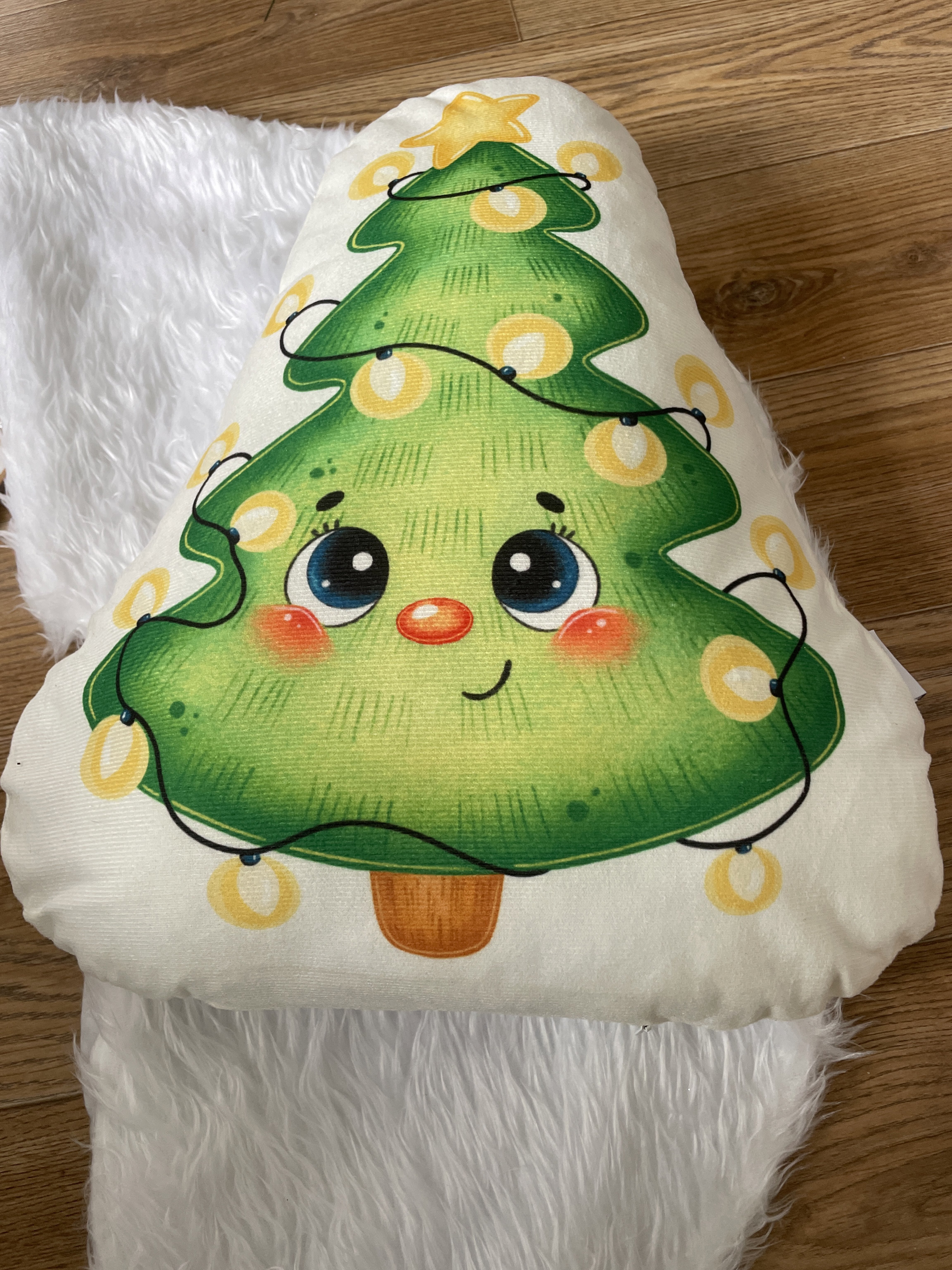 Фотография покупателя товара Подушка декоративная новогодняя «Этель. Санта» 30×32 см - Фото 9