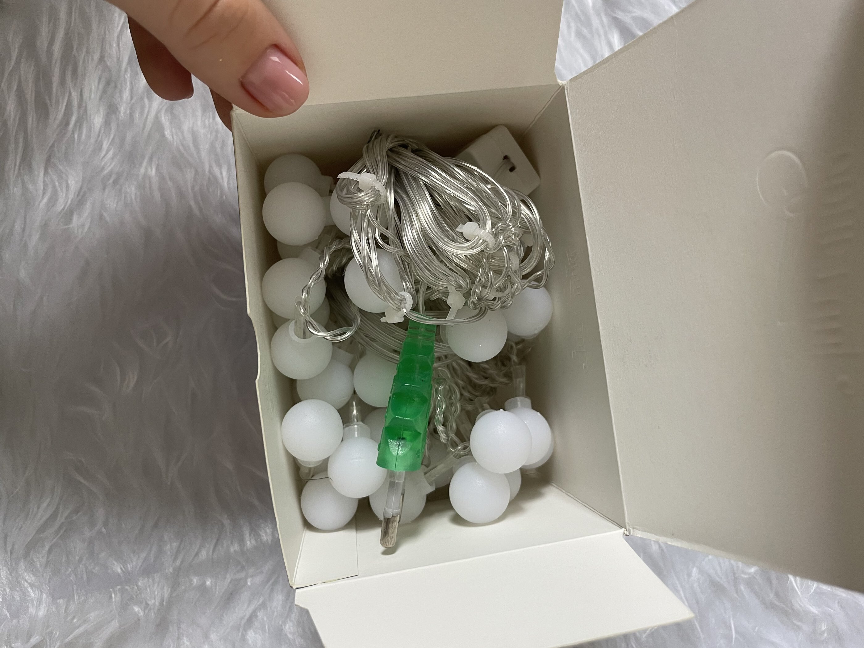 Фотография покупателя товара Гирлянда «Бахрома» 1.8×0.5 м с насадками «Шарики», IP20, прозрачная нить, 48 LED, свечение мульти (RG/RB), мигание, 220 В - Фото 2