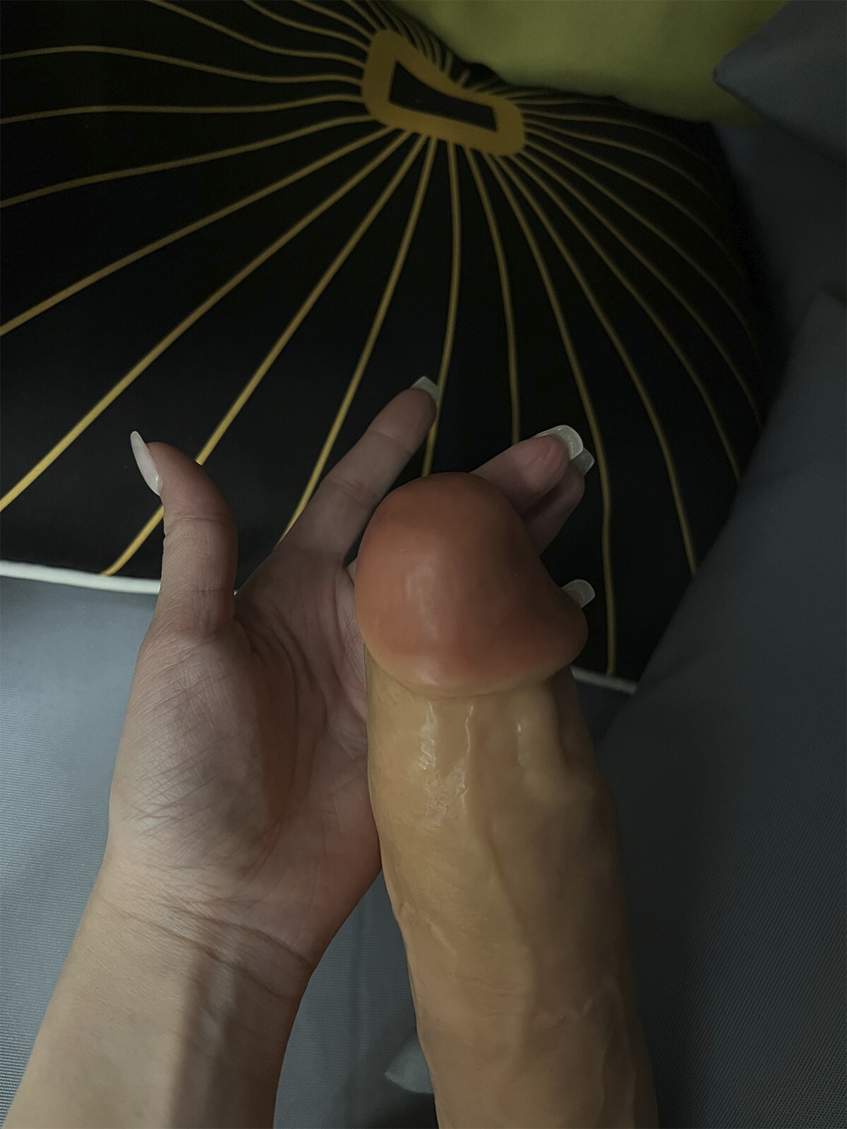 Фотография покупателя товара Фаллоимитатор реалистичный, на присоске, PVC, 29×5 см, черный - Фото 2