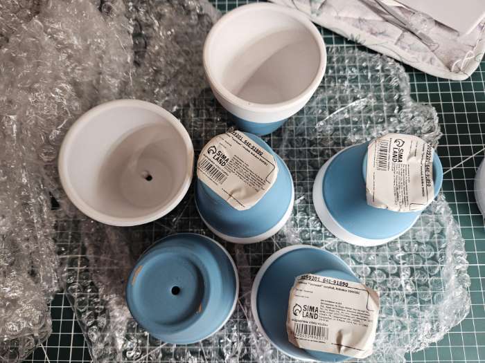 Фотография покупателя товара Горшок для цветов «Трапеция», 8×8×8 см - Фото 6