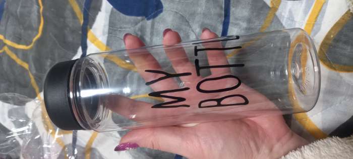 Фотография покупателя товара Бутылка для воды My bottle 500 мл, 19.5×6 см, цвет МИКС - Фото 2