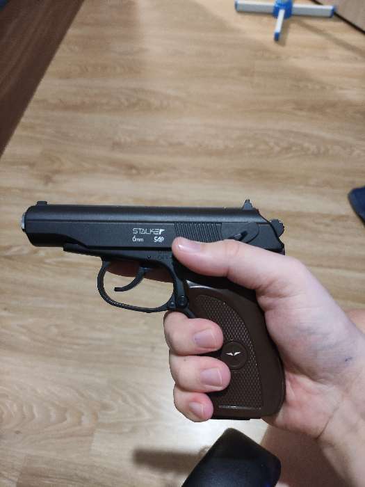 Фотография покупателя товара Пистолет страйкбольный Stalker Макаров, кал. 6 мм - Фото 4