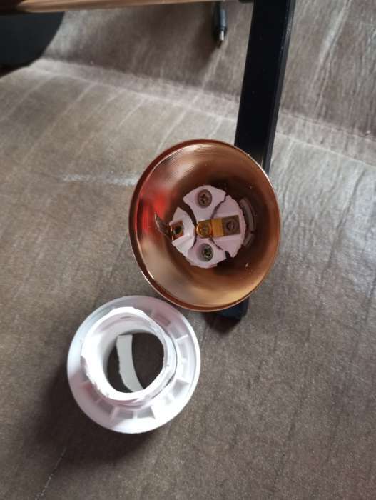 Фотография покупателя товара Люстра "Эстэт" 2хЕ27 40Вт черный 36х36х23,5см BayerLux - Фото 4