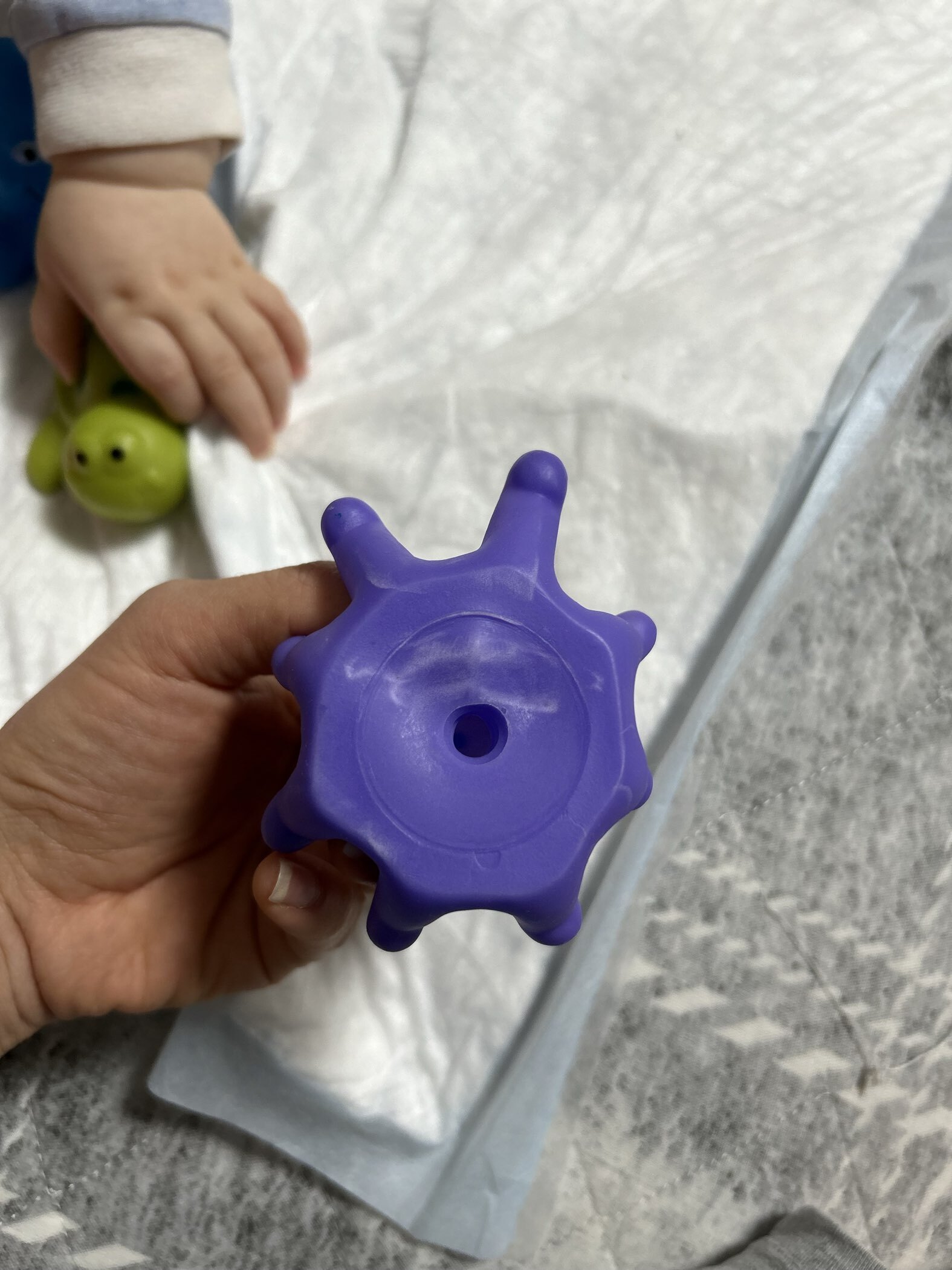 Фотография покупателя товара Резиновые игрушки для ванны Крошка Я «Морской мир», с пищалкой, в наборе 8 шт. - Фото 3