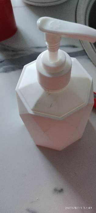 Фотография покупателя товара Дозатор для мыла «Призма», 330 мл, цвет белый - Фото 14
