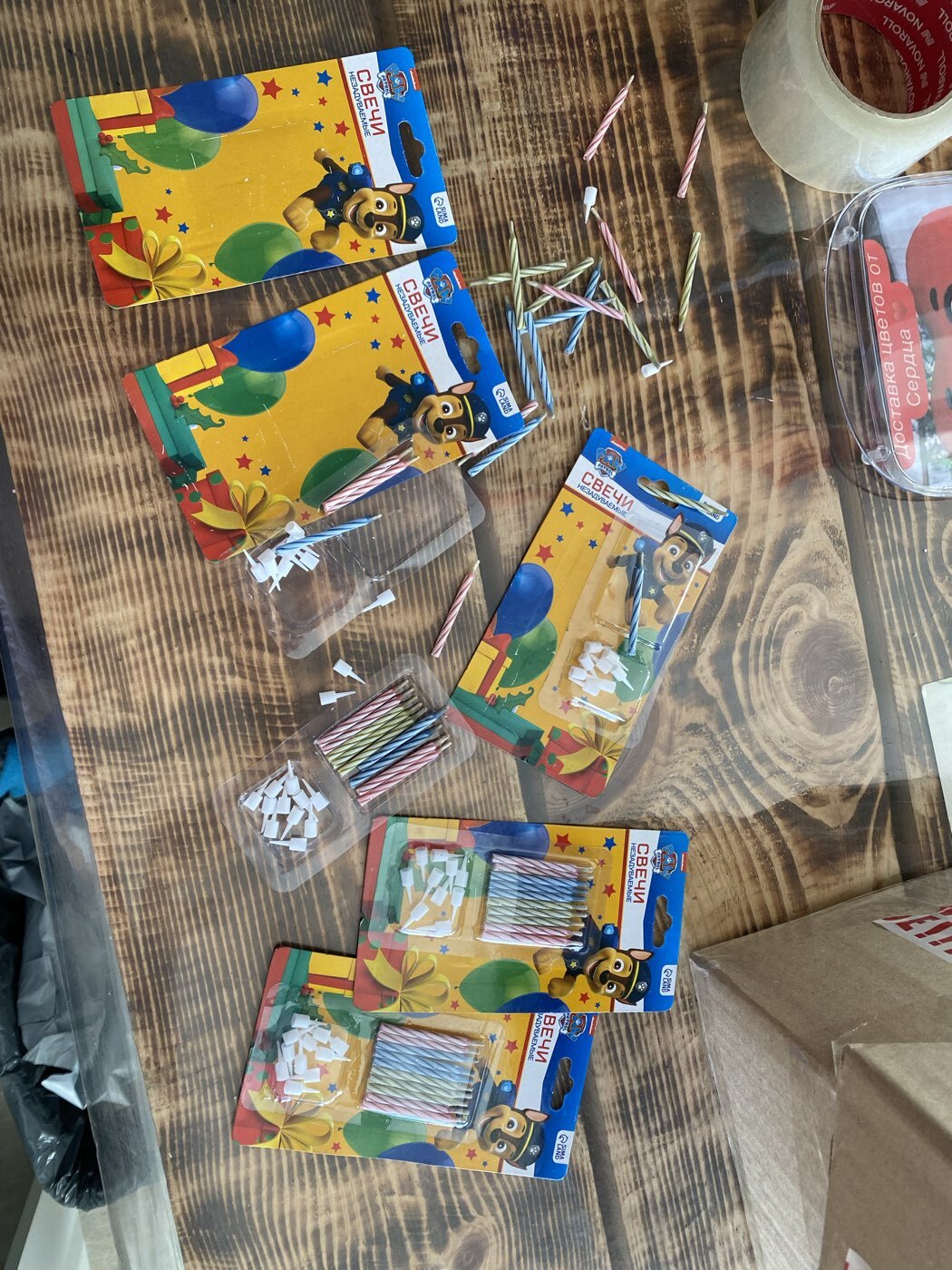 Фотография покупателя товара Свечи для торта, незадуваемые, набор 10 шт., Гравити Фолз - Фото 2