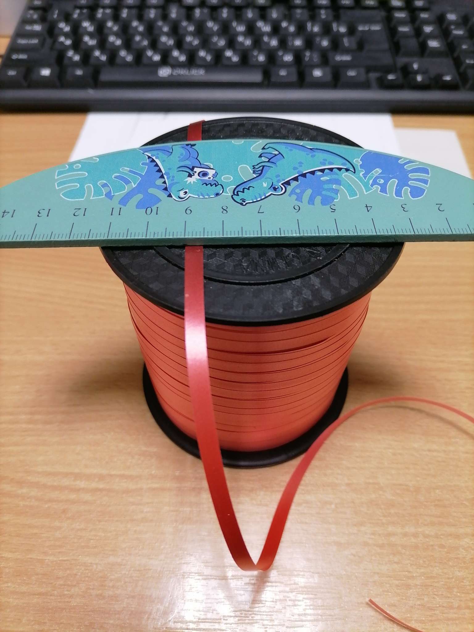 Фотография покупателя товара Лента упаковочная простая, матовая, белая, 0.5 см × 225 м - Фото 1