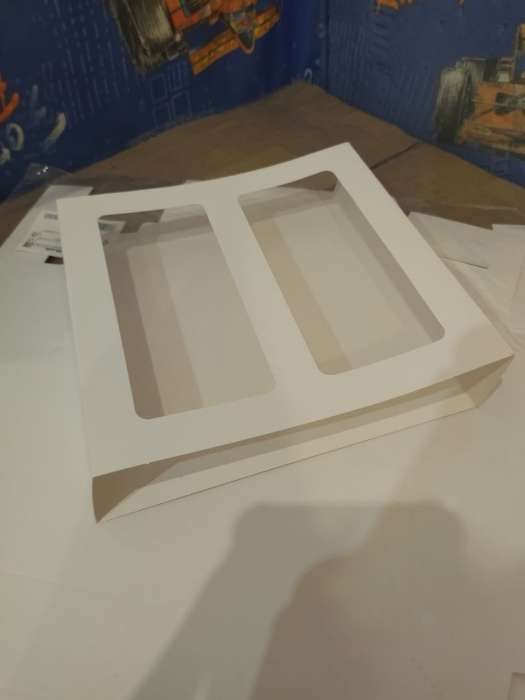 Фотография покупателя товара Коробка для 16 конфет, белая 17.7×17.7×3.8 см - Фото 5