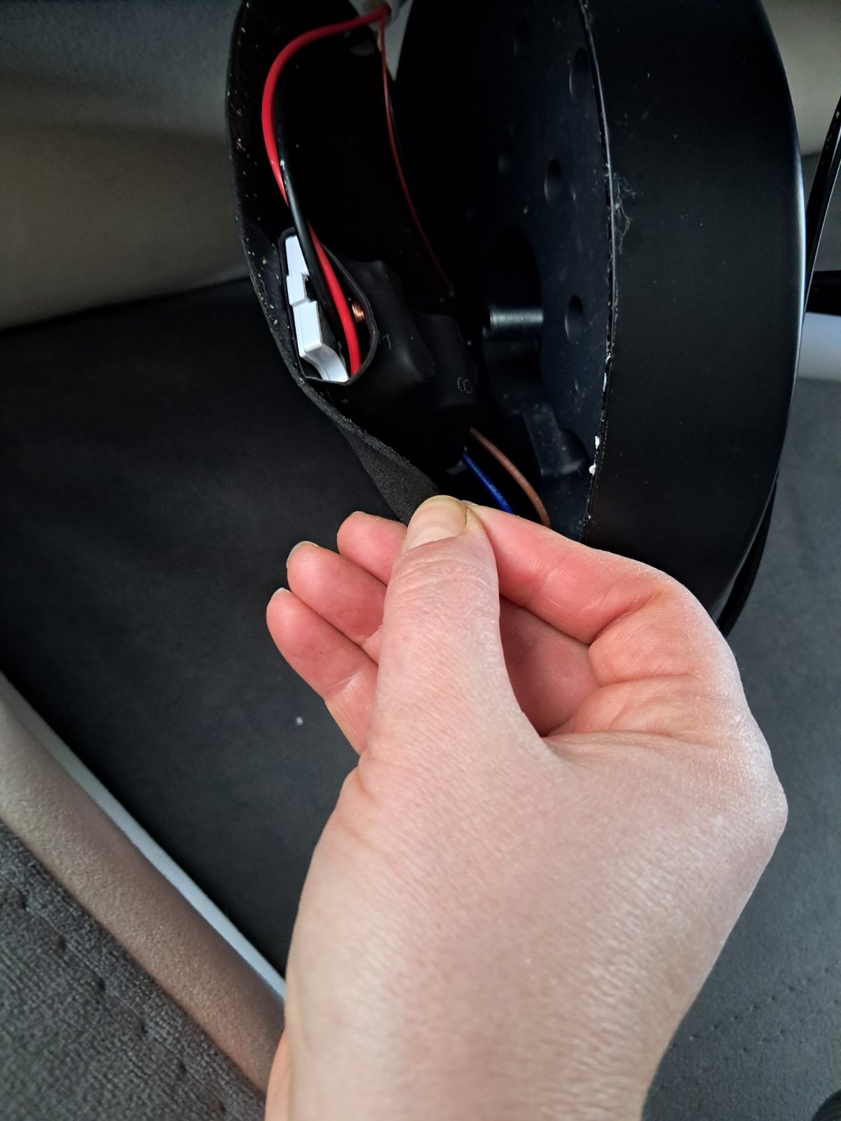 Фотография покупателя товара Торшер «Инфинити» LED 30 Вт 4000К черный 25×25×156 см - Фото 1