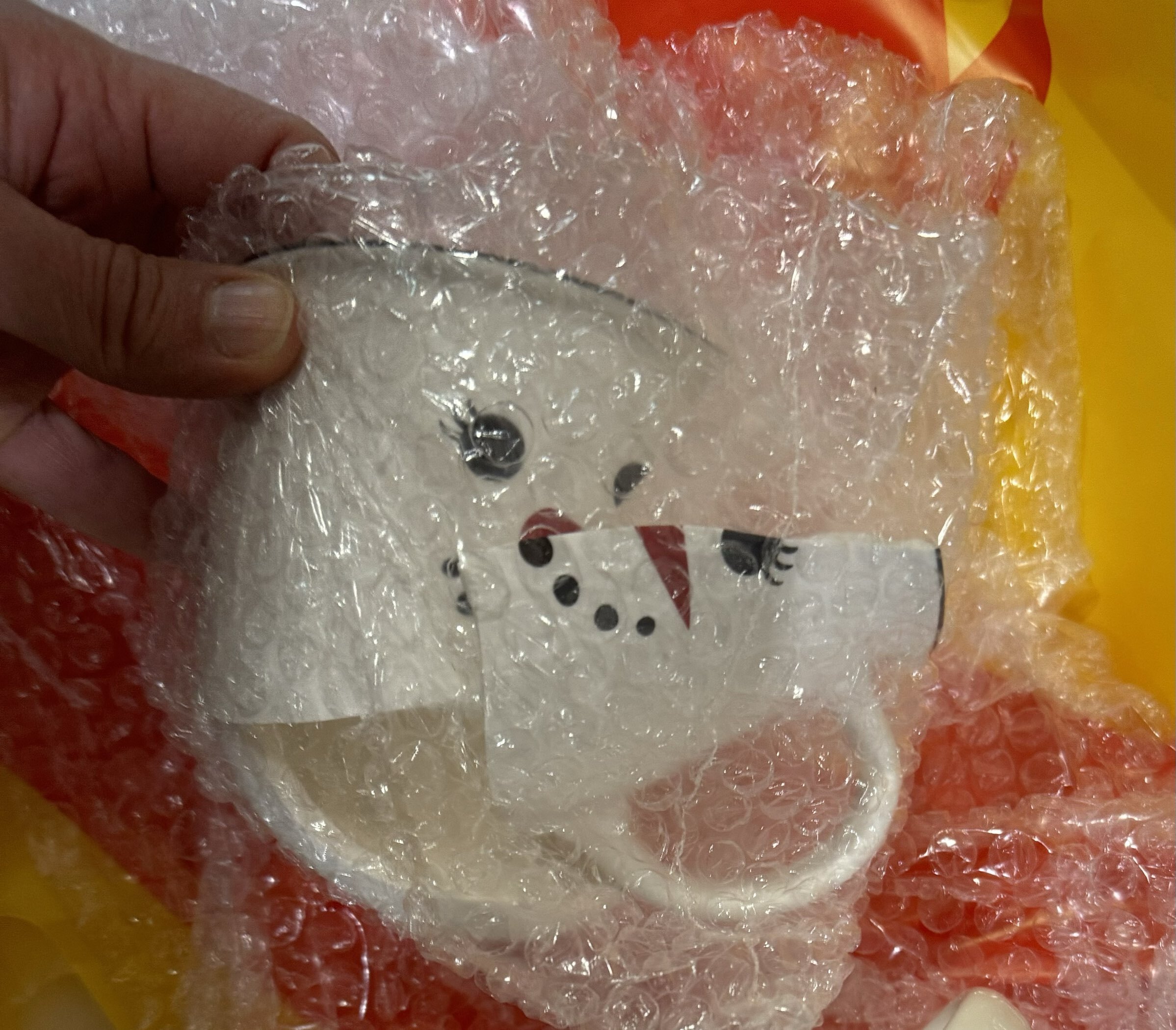 Фотография покупателя товара Кружка Доляна «Новый год. Снеговик», 380 мл, фарфор, белая - Фото 4