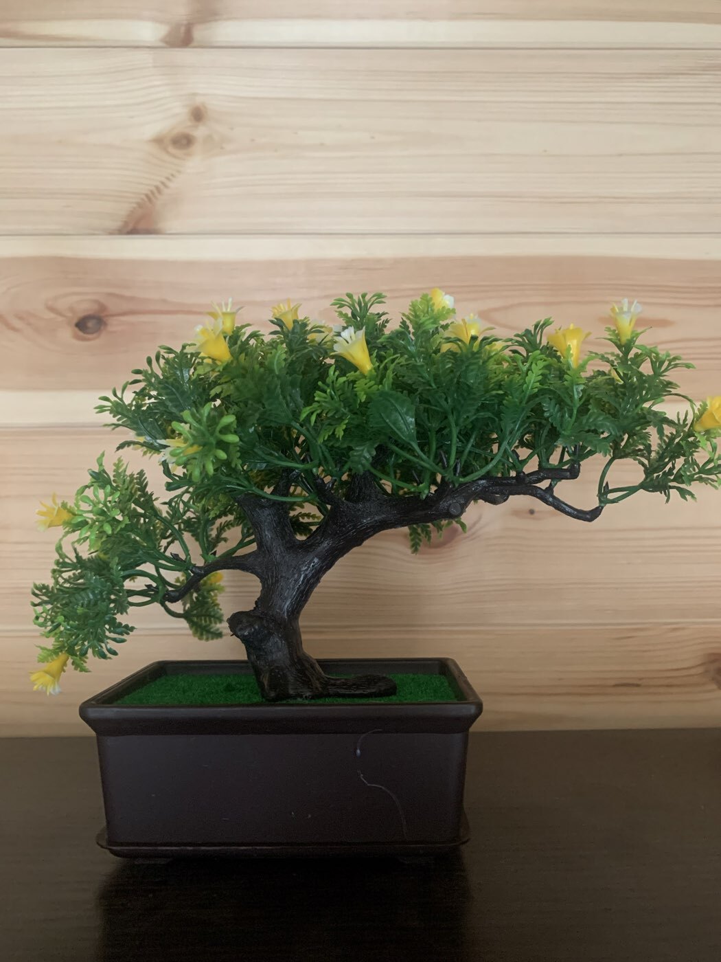 Фотография покупателя товара Бонсай искусственный в горшке «Дерево жизни», 11.5×15 см, МИКС - Фото 1