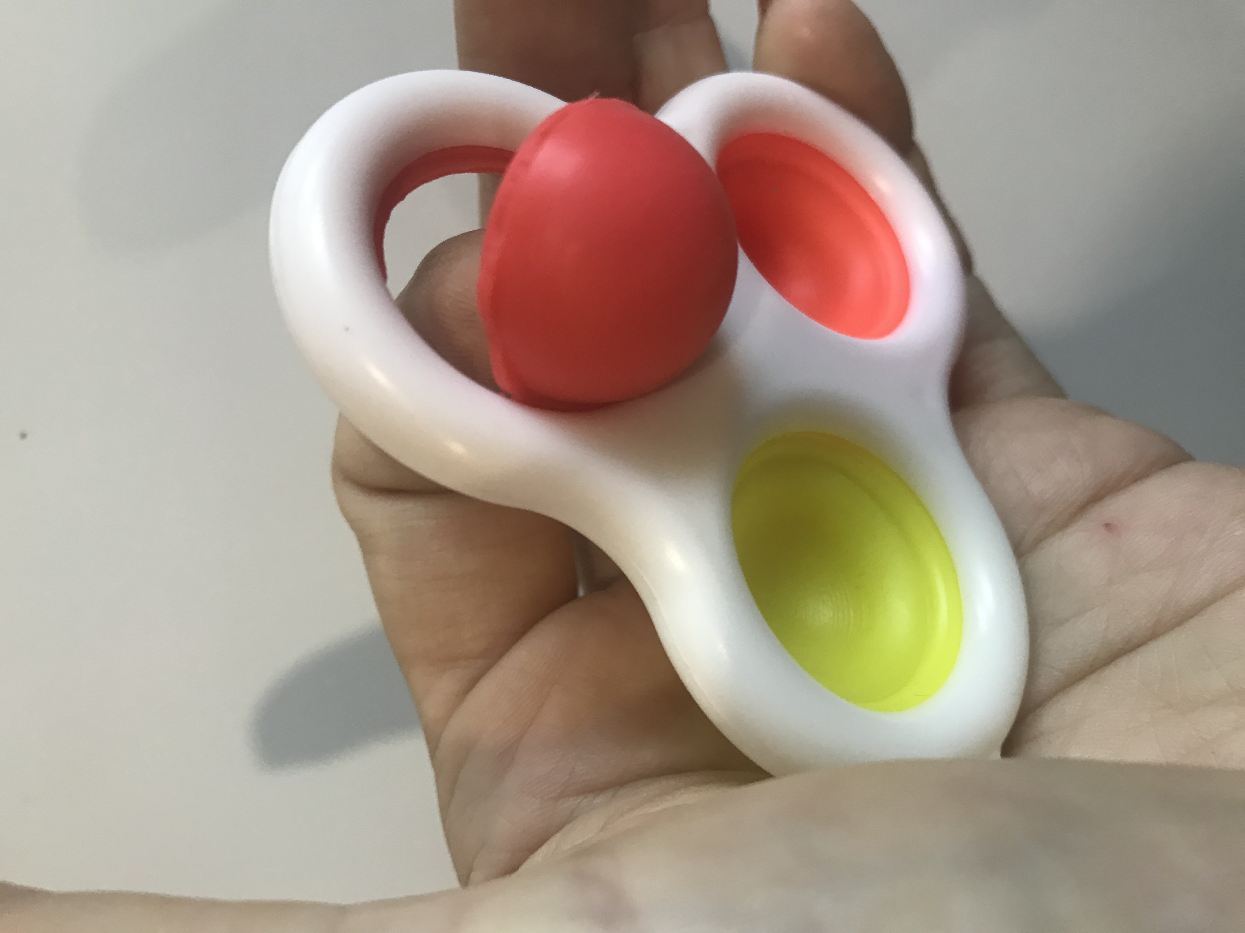 Фотография покупателя товара Антистресс игрушка «Симпл Димпл», POP IT, тройная, с карабином, цвет МИКС - Фото 13