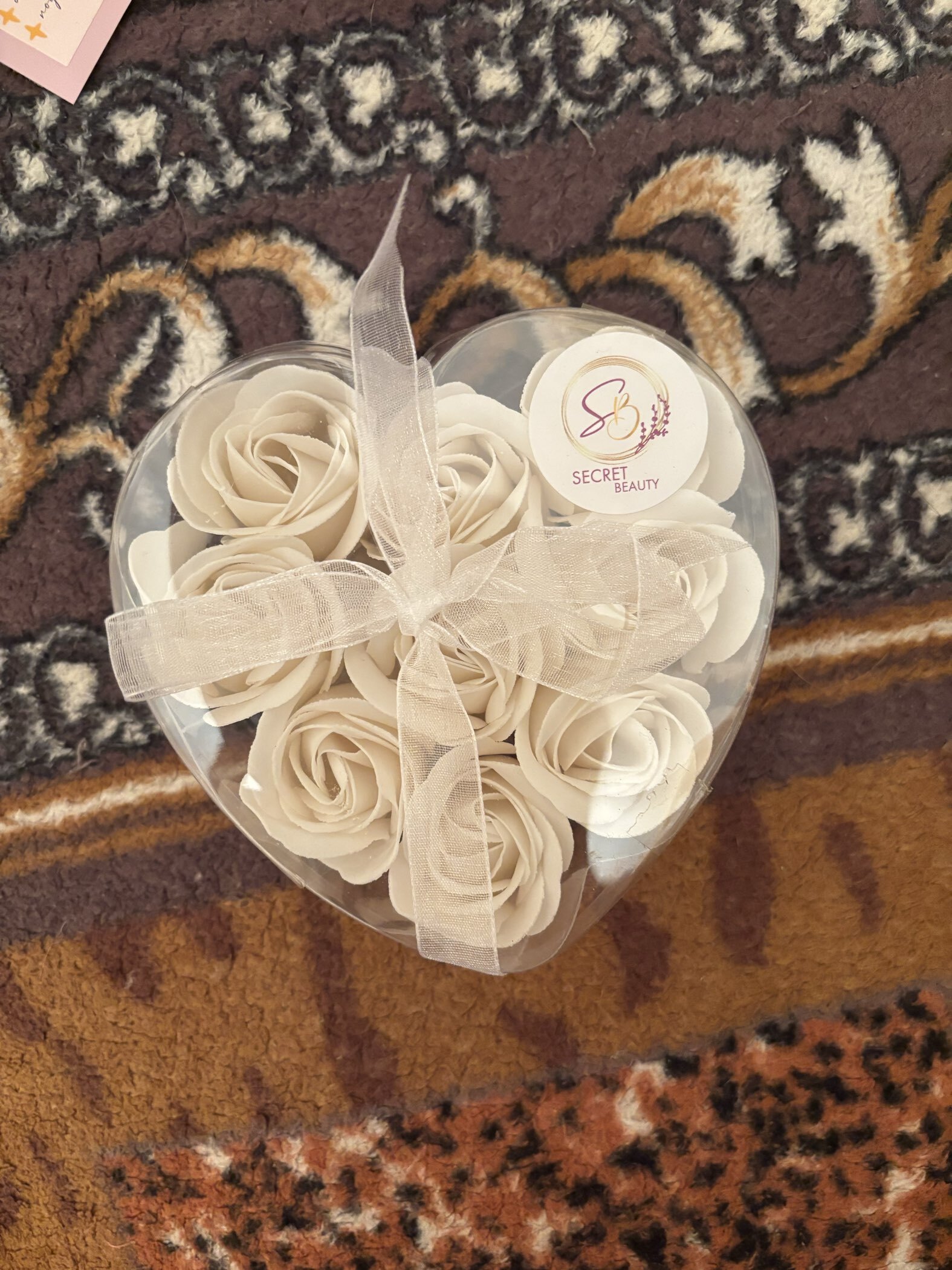 Фотография покупателя товара Мыльные розы, фуксия и белые, набор 9 шт. - Фото 2