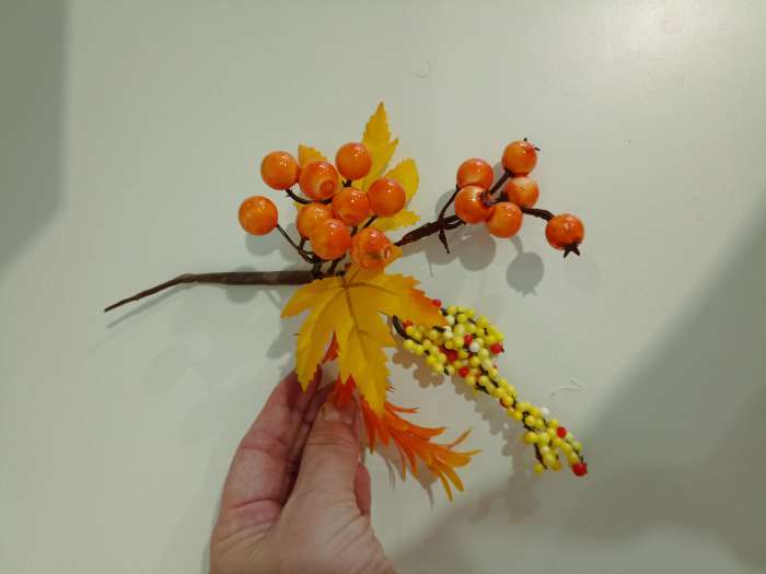 Фотография покупателя товара Декор на палочке «Осенние краски», 5×15×22 см - Фото 1