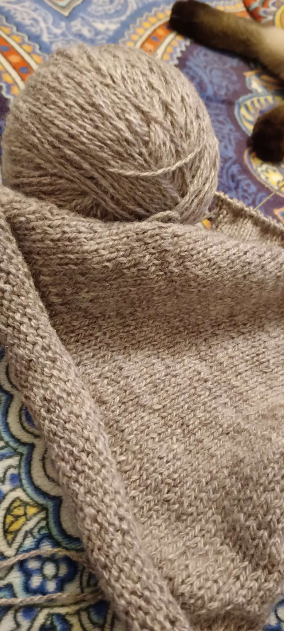 Фотография покупателя товара Пряжа для вязания спицами, крючком «Карачаевская», пасма, 100% акрил, 820 850 м/250 280 г, (52 василёк) - Фото 4