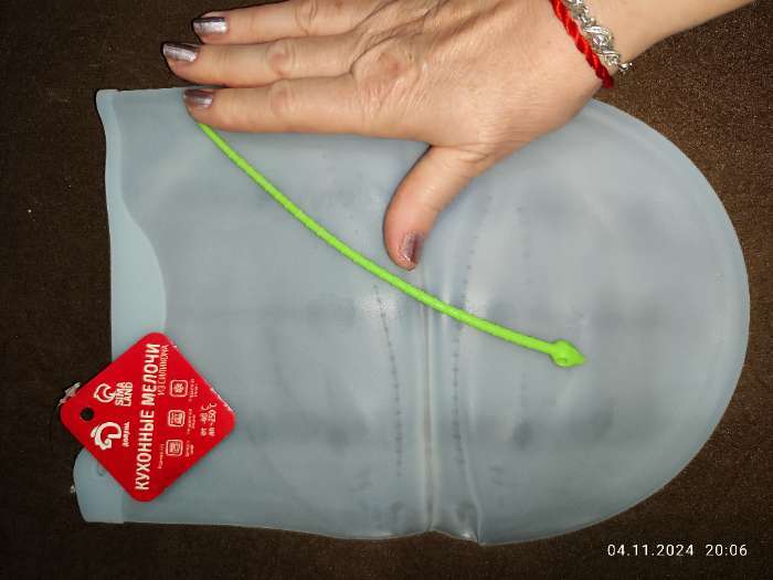 Фотография покупателя товара Мешок для замешивания теста Доляна «Бронк», 35×22 см, белый - Фото 1