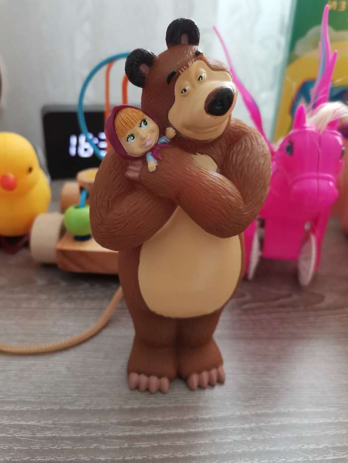 Фотография покупателя товара Игрушка для ванной «Медведь с Машей» - Фото 1