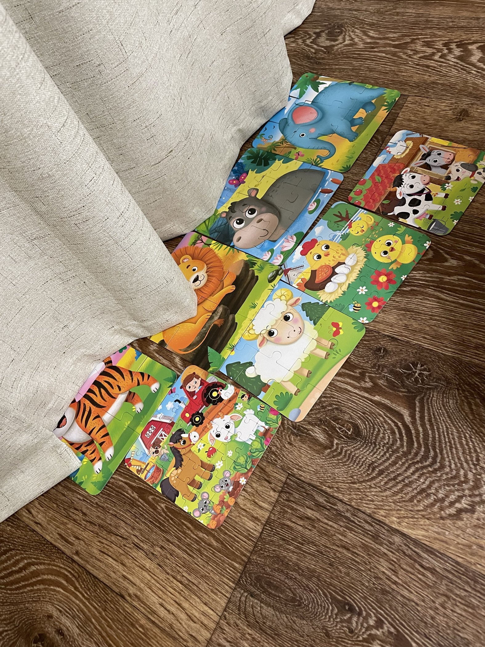 Фотография покупателя товара УЦЕНКА Пазл 4 в 1 «Ферма» - Фото 6