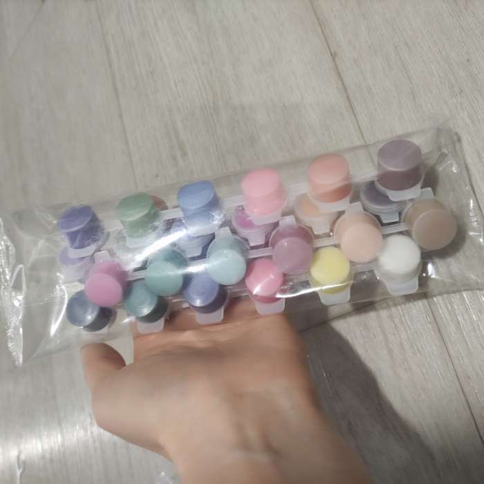 Фотография покупателя товара Краска акриловая, набор 12 цветов × 3 мл, Calligrata, морозостойкие, в пакете - Фото 17