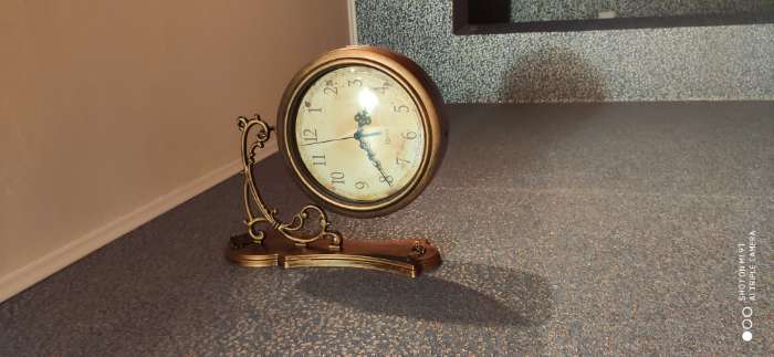 Фотография покупателя товара Часы настенные интерьерные «Сабатини», двусторонние, на подвесе, плавный ход, 35×30 см, d=19.5 см, от батарейки 1хАА - Фото 1