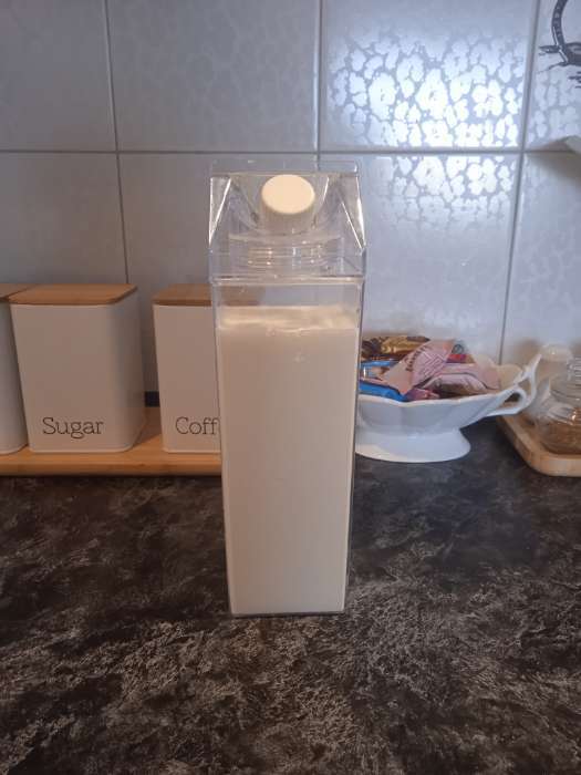 Фотография покупателя товара Бутылка для напитков «Пакетик», 1 л, 26×7 см - Фото 1