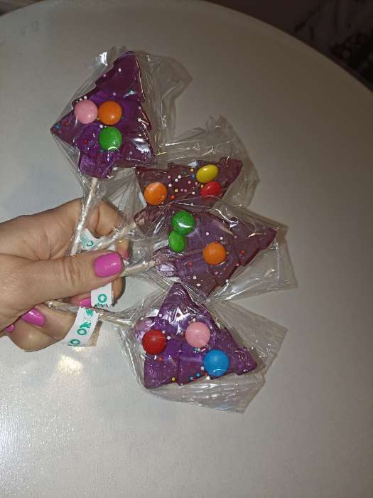 Фотография покупателя товара УЦЕНКА Леденцы «Ёлочка с драже», 30 г (до 25.07.2025) - Фото 12