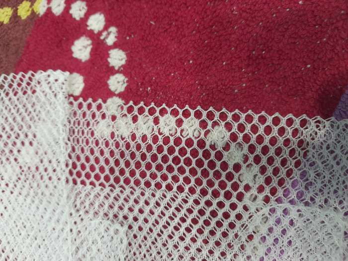 Фотография покупателя товара Мешок для стирки белья Доляна, 30×40 см, крупная сетка, белый - Фото 2