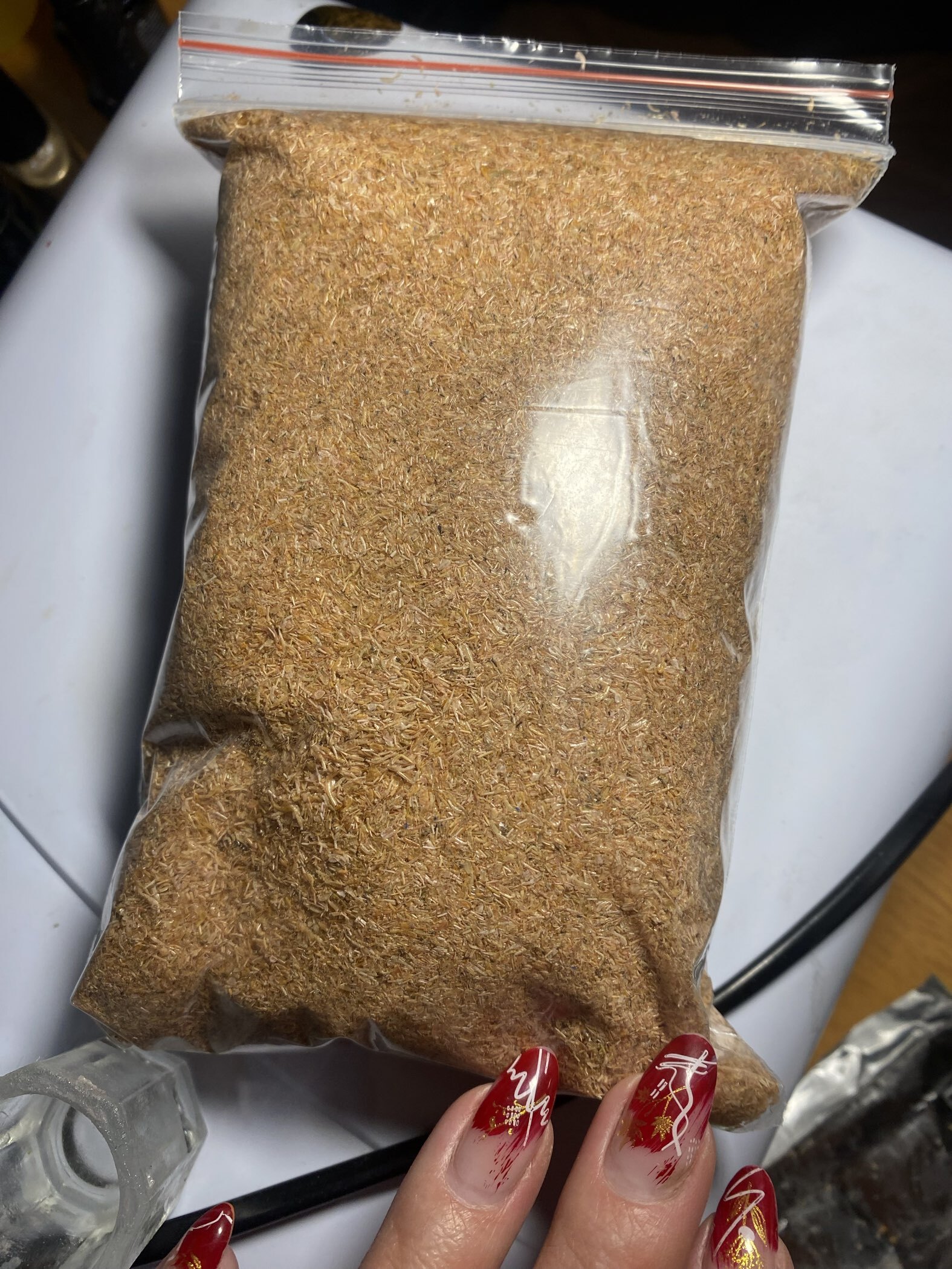 Фотография покупателя товара Корм для рыб и черепах «Пижон» гаммарус измельченный, 100 г - Фото 3