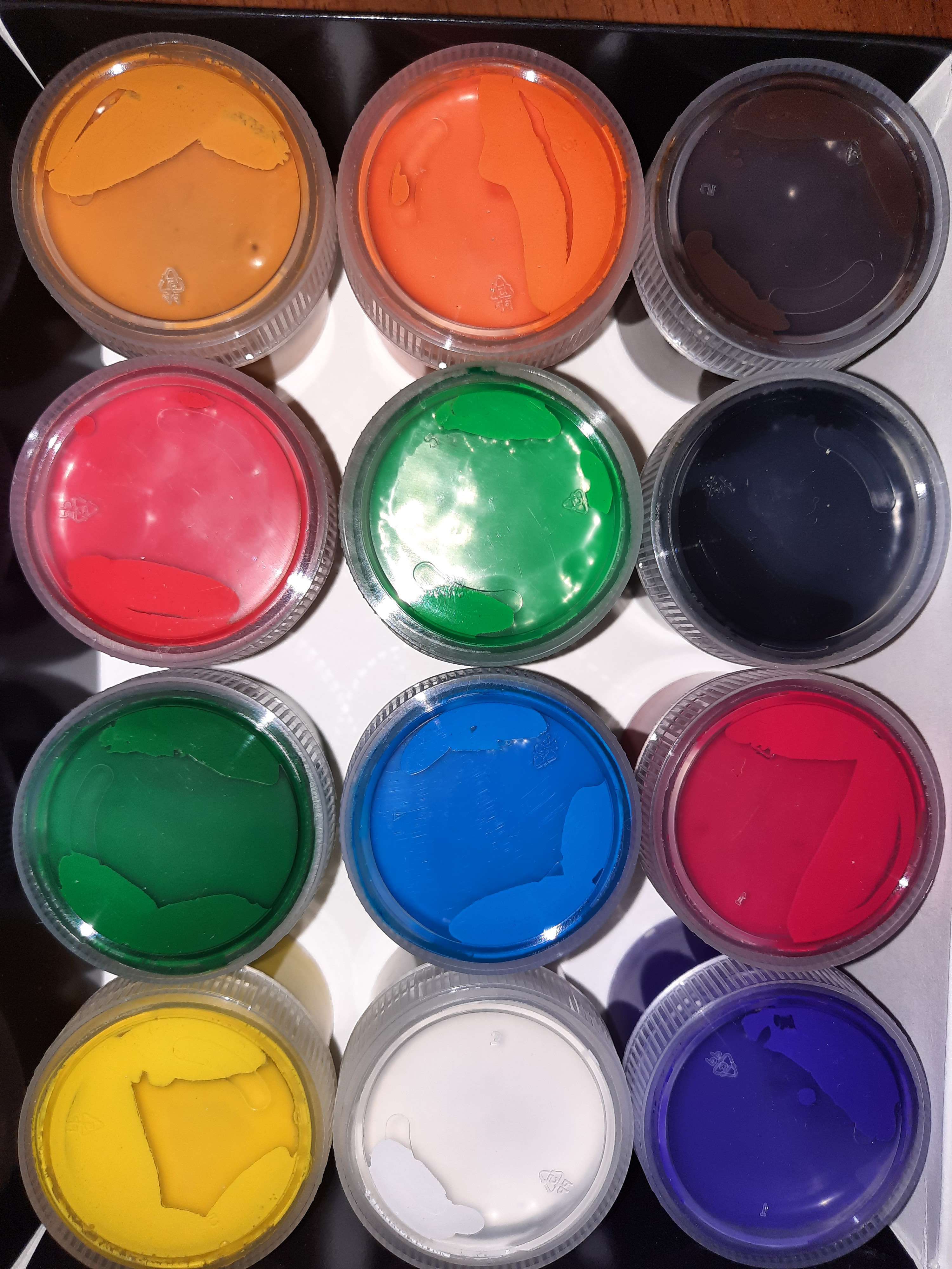 Фотография покупателя товара Гуашь художественная Спектр, набор 12 цветов, 40 мл, "Радуга" - Фото 7