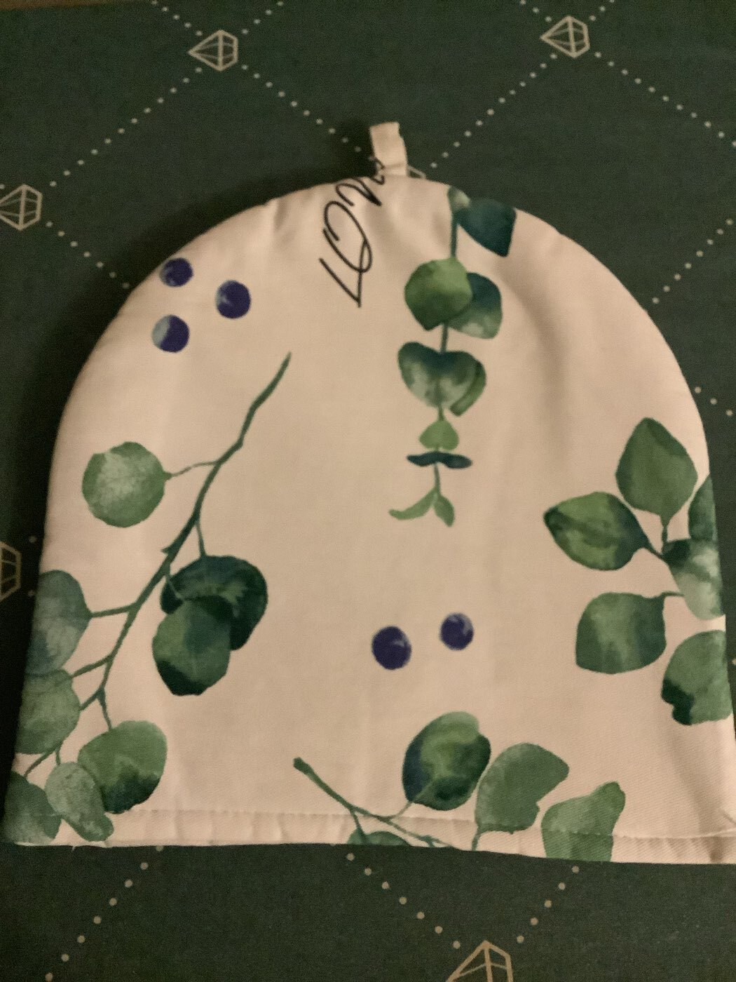 Фотография покупателя товара Грелка на чайник Этель Eucalyptus 28×28 см, 100% хлопок, 190 г/м² - Фото 1