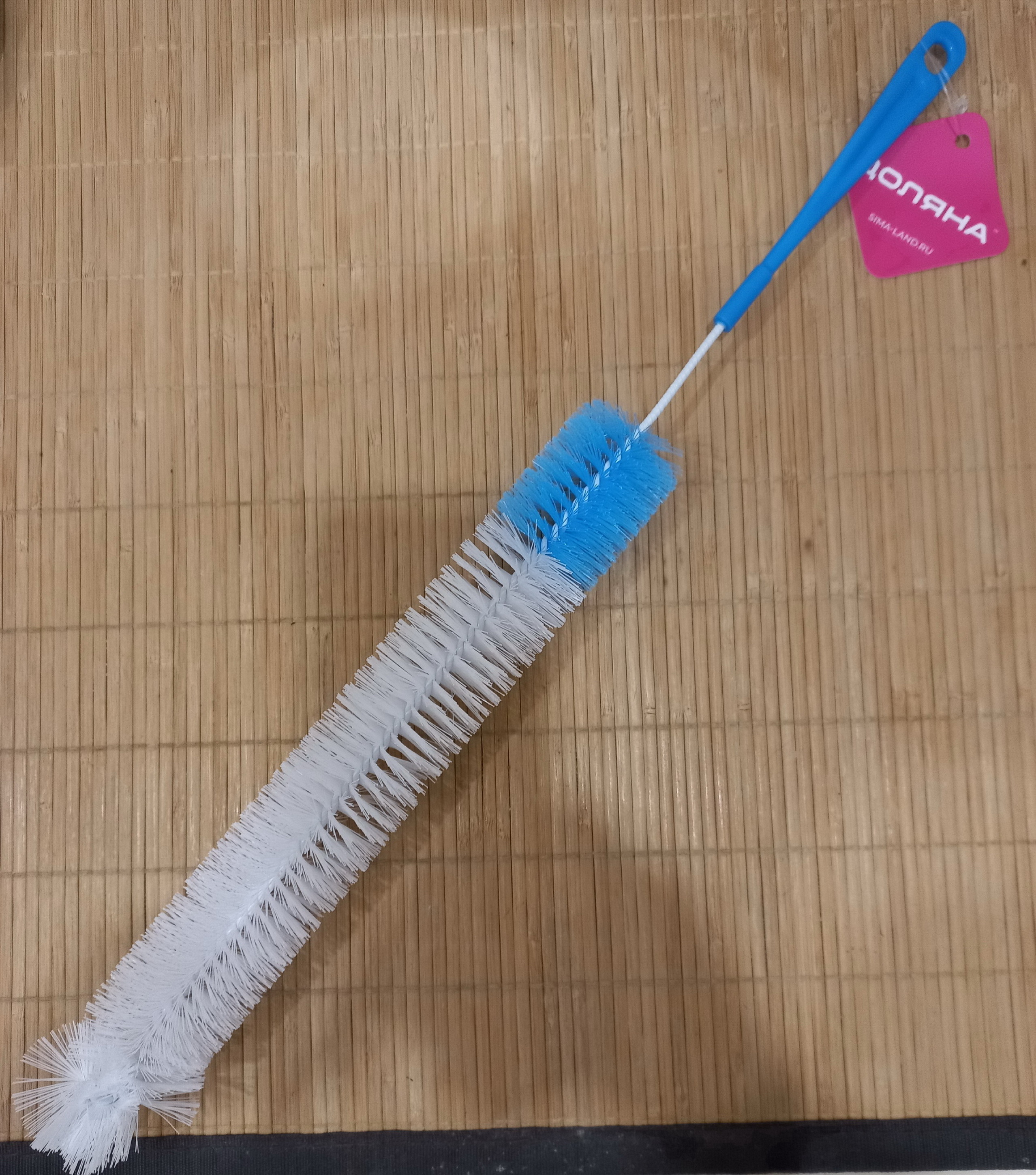 Фотография покупателя товара Ёршик для посуды Доляна, 56×5 см, МИКС - Фото 4