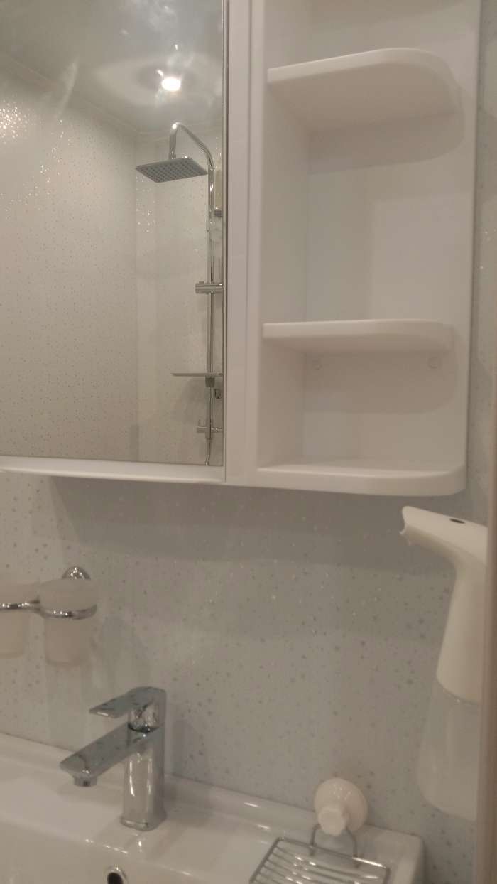 Фотография покупателя товара Набор для ванной комнаты Hilton Universal, цвет белый - Фото 1