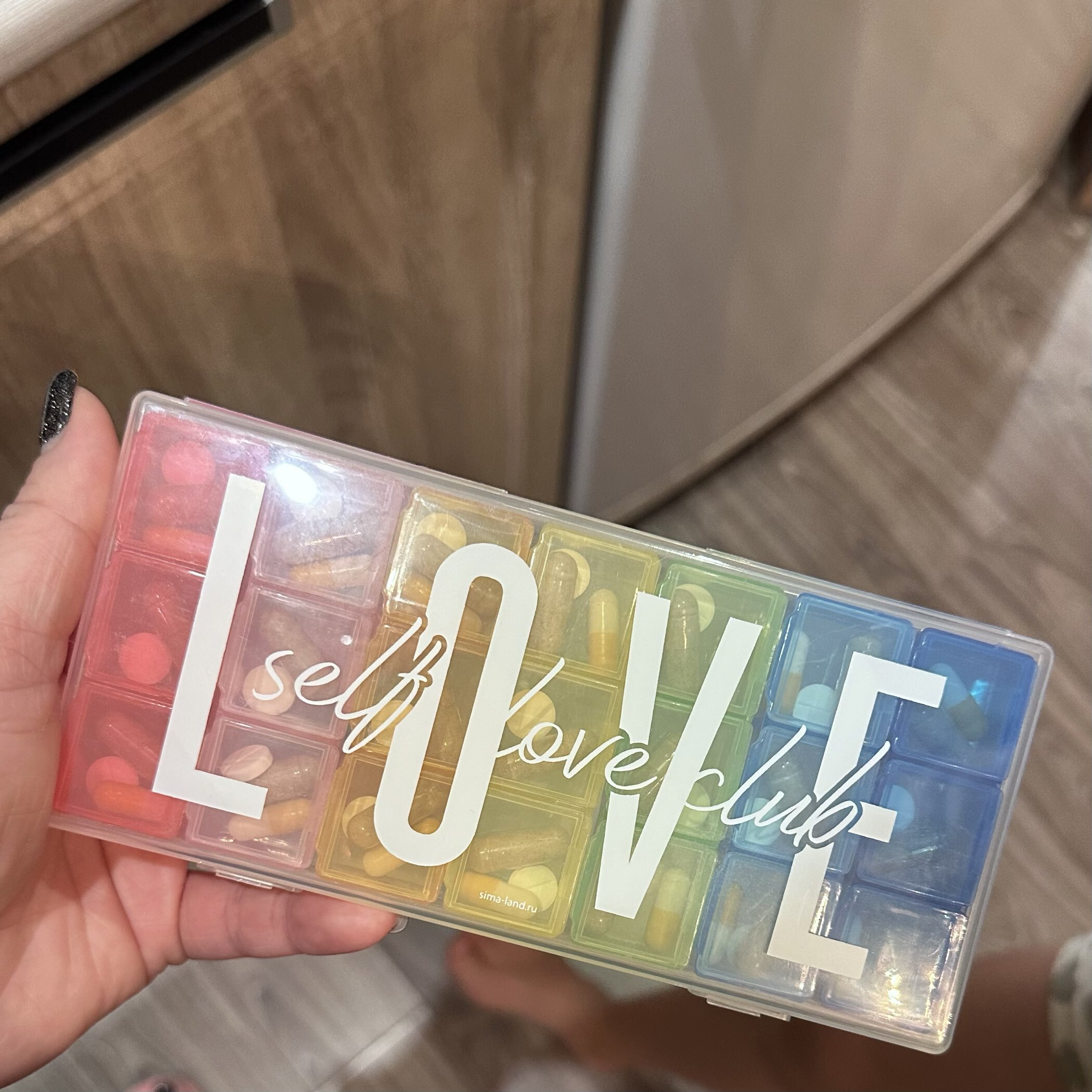 Фотография покупателя товара Таблетница Love, 16.5 × 7.5 см. - Фото 2