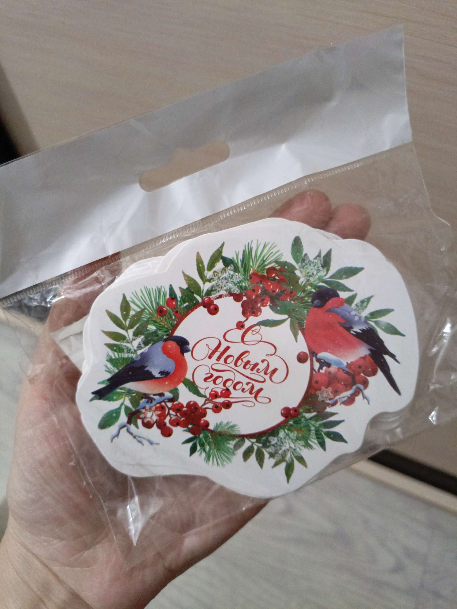 Фотография покупателя товара Открытка-декор новогодний на пухлом скотче «Снегурочка» - Фото 4