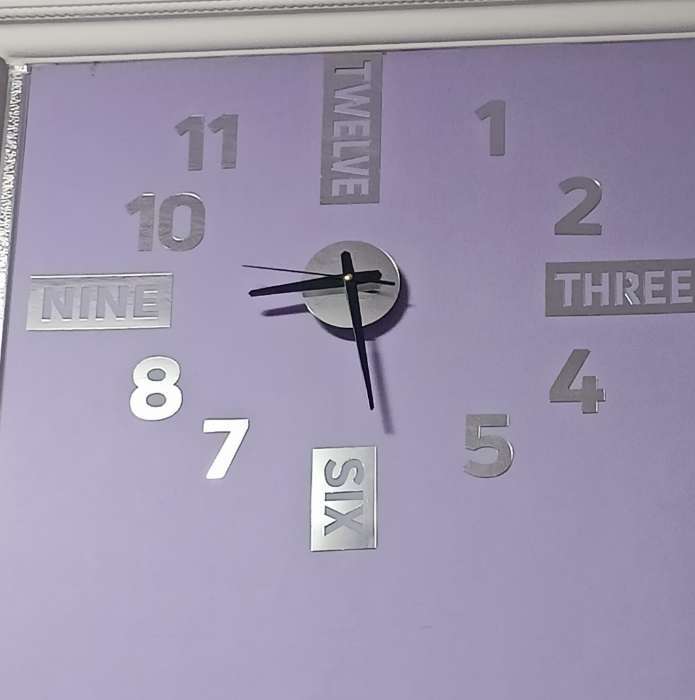 Фотография покупателя товара УЦЕНКА Часы настенные Time, 70×70 см - Фото 3