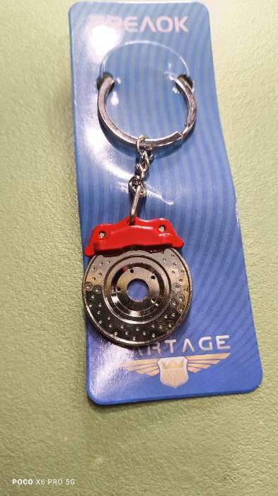 Фотография покупателя товара Брелок для ключей автомобиля Cartage, тормозной диск - Фото 1