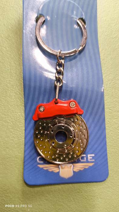 Фотография покупателя товара Брелок для ключей автомобиля Cartage, тормозной диск - Фото 2