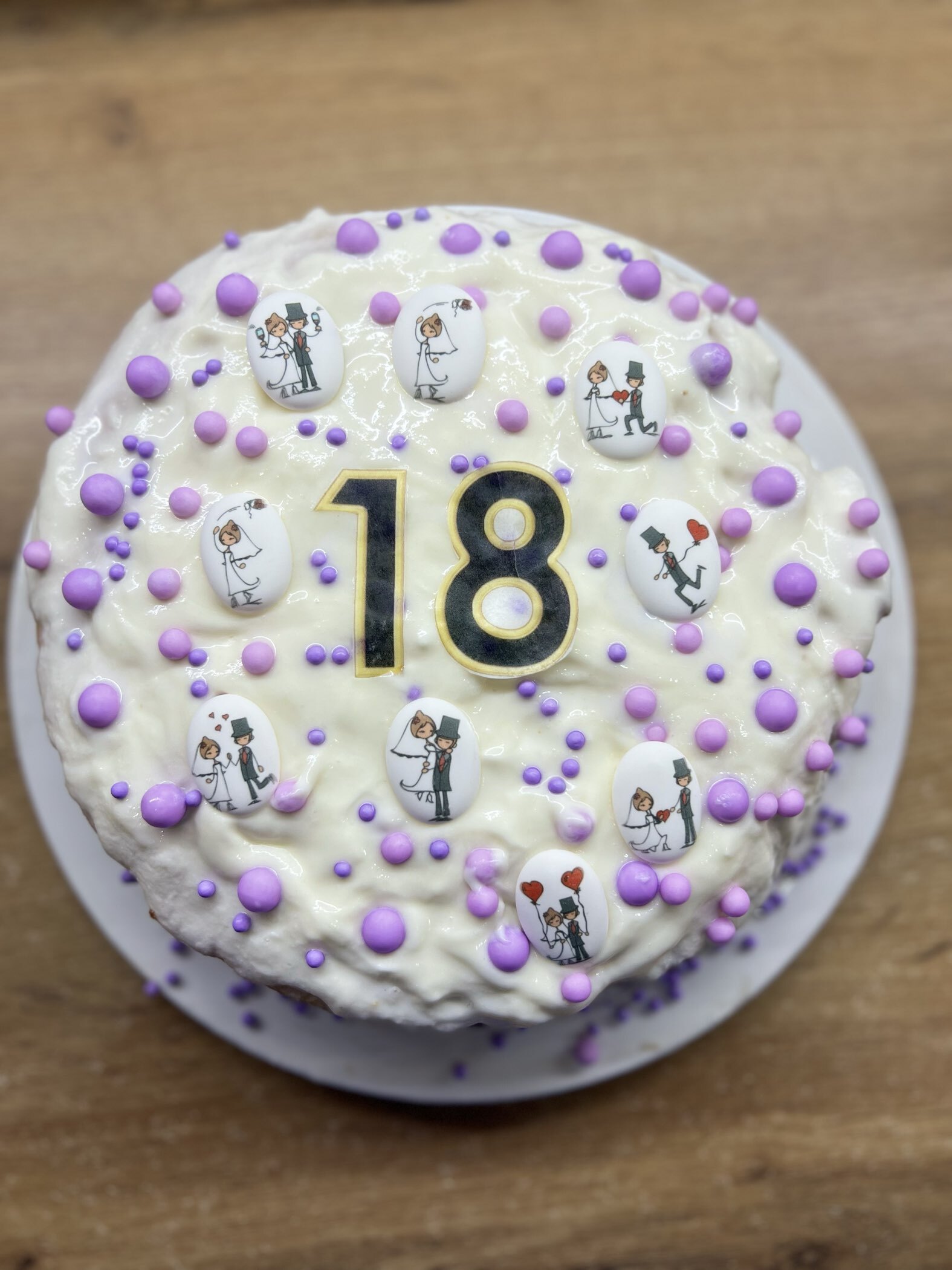 Фотография покупателя товара Вафельные картинки съедобные «Цифры» для капкейков, торта KONFINETTA, 1 лист А5 - Фото 1