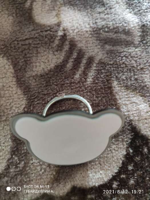 Фотография покупателя товара Держатель-подставка с кольцом для телефона Luazon, в форме "Мишки", чёрный - Фото 22